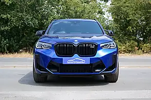 Used 2021 BMW X3 M Competition Marina Bay Blue - Interior and Exterior details 4