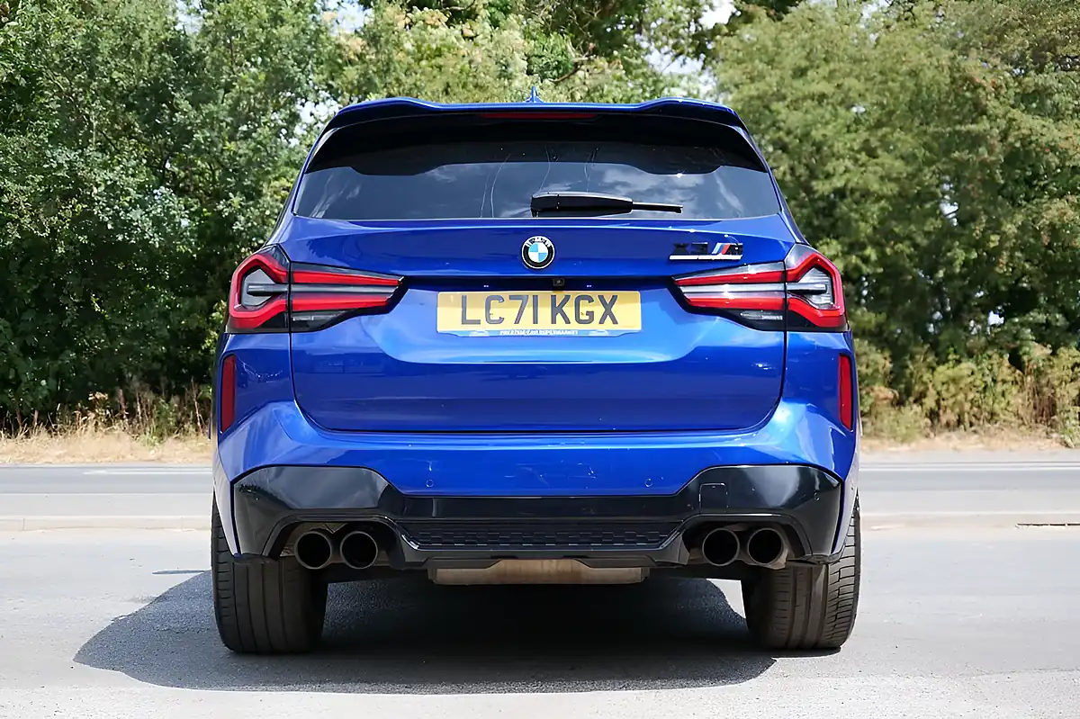 Used 2021 BMW X3 M Competition Marina Bay Blue - Interior and Exterior details 5