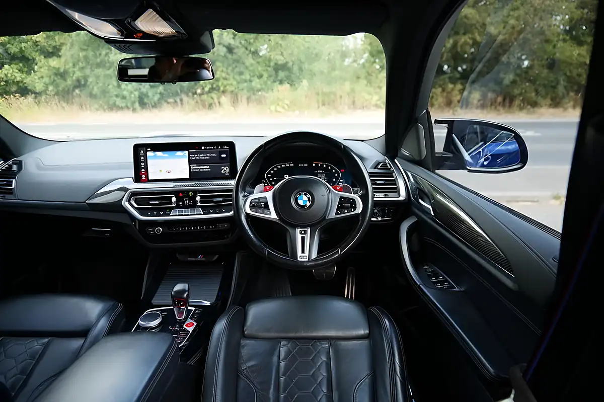 Used 2021 BMW X3 M Competition Marina Bay Blue - Interior and Exterior details 9