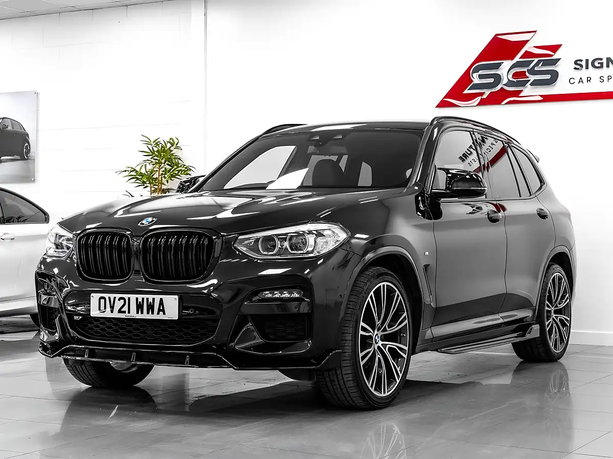 Used 2021 BMW X3 M Sport Black - Front View