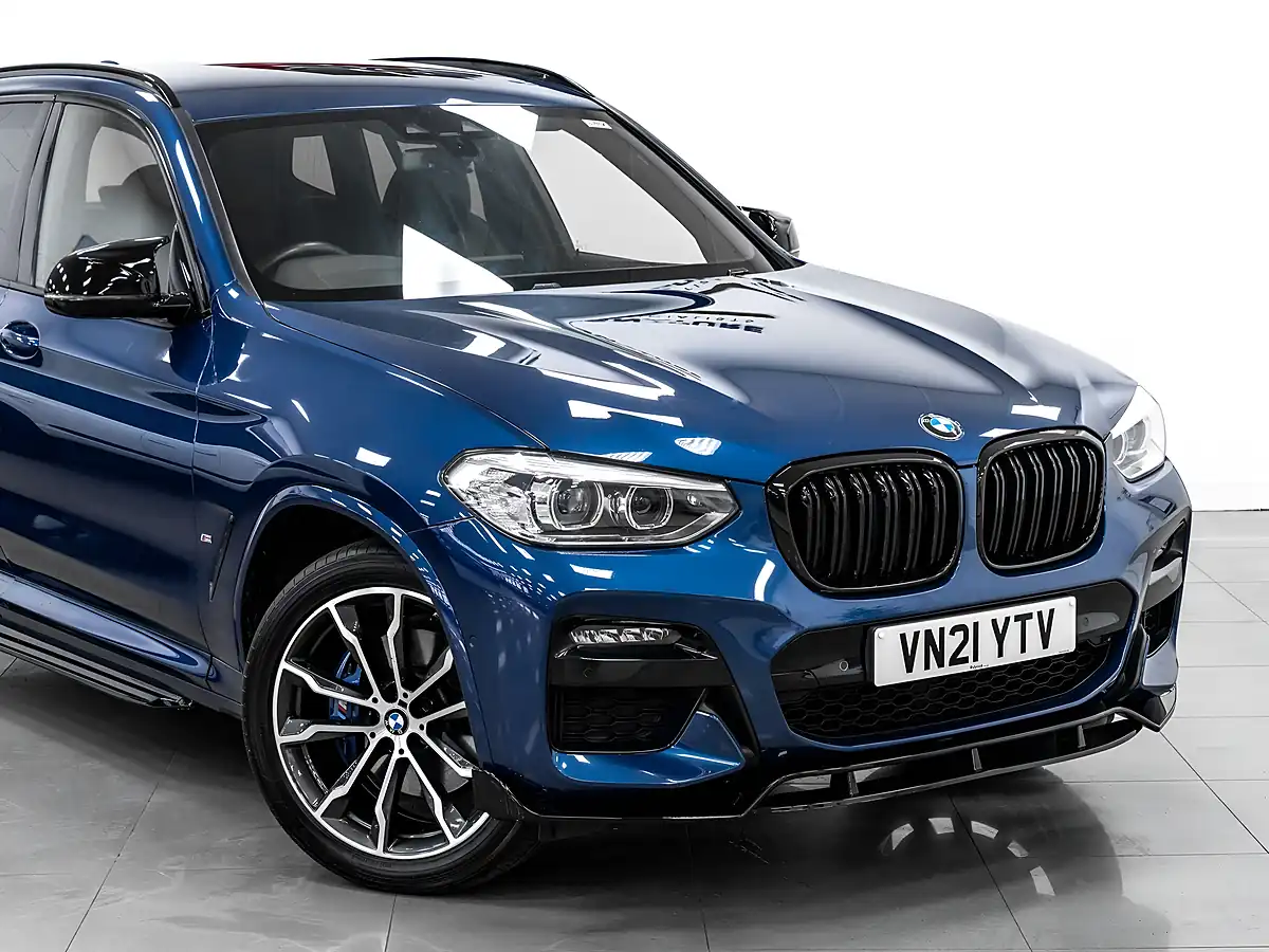 Used 2021 BMW X3 M Sport Phytonic Blue - Interior and Exterior details 10