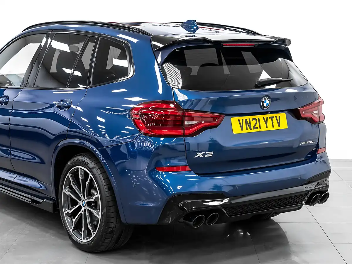 Used 2021 BMW X3 M Sport Phytonic Blue - Interior and Exterior details 11