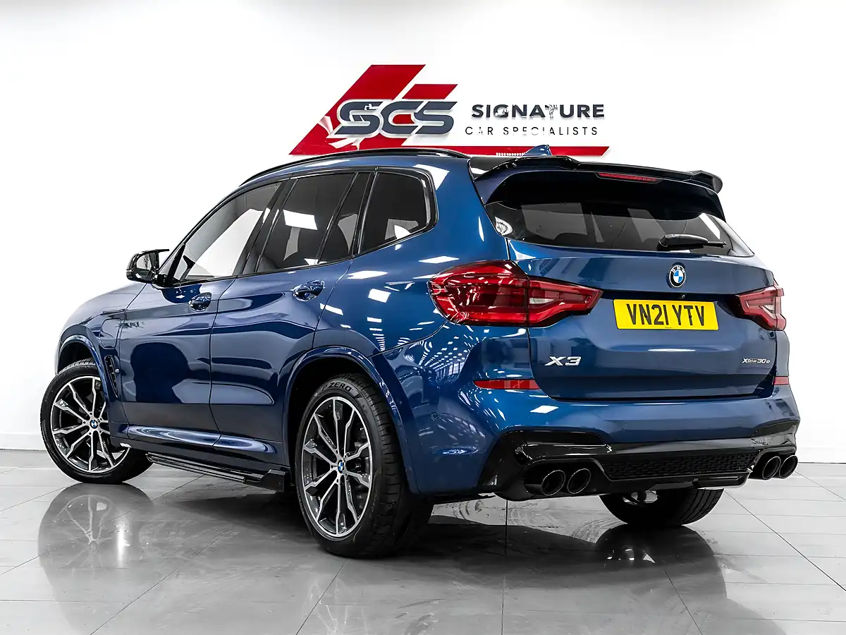 Used 2021 BMW X3 M Sport Phytonic Blue - Interior and Exterior details 4