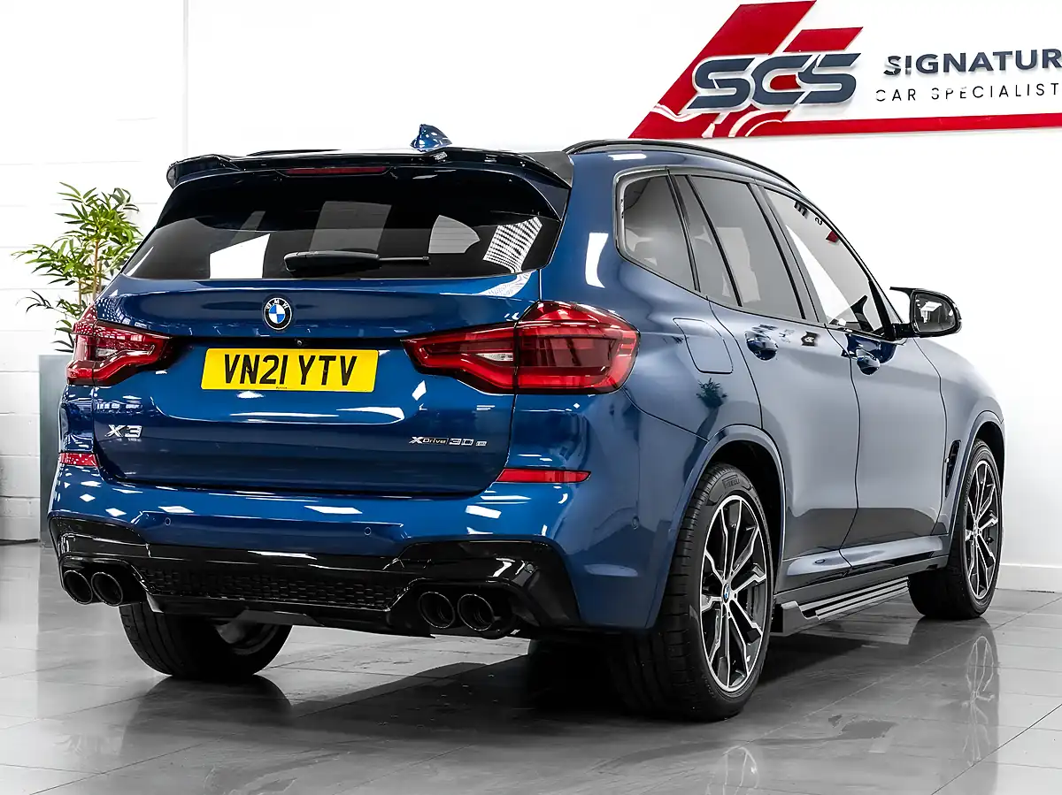 Used 2021 BMW X3 M Sport Phytonic Blue - Interior and Exterior details 5