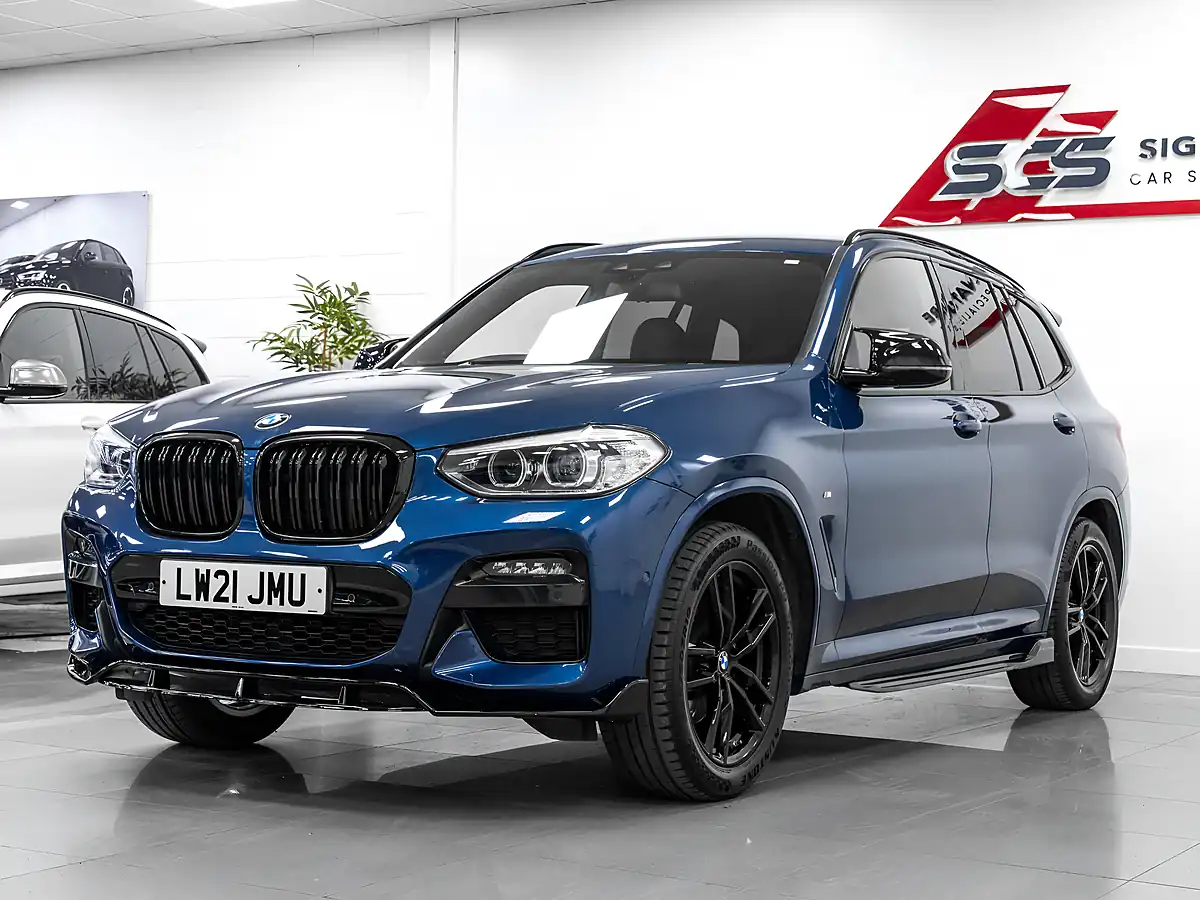 Used 2021 BMW X3 M Sport Phytonic Blue - Interior and Exterior details 2