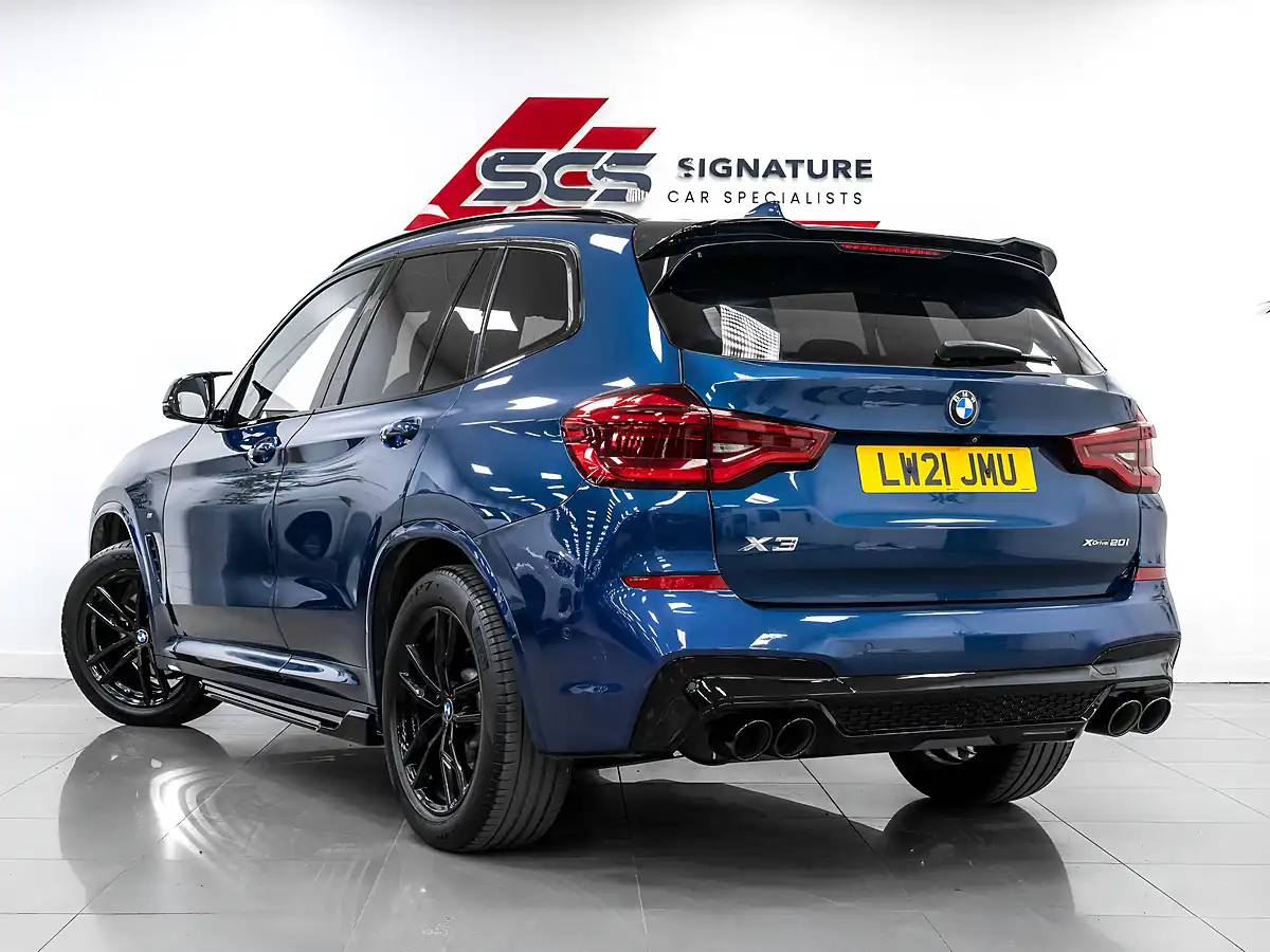 Used 2021 BMW X3 M Sport Phytonic Blue - Interior and Exterior details 4