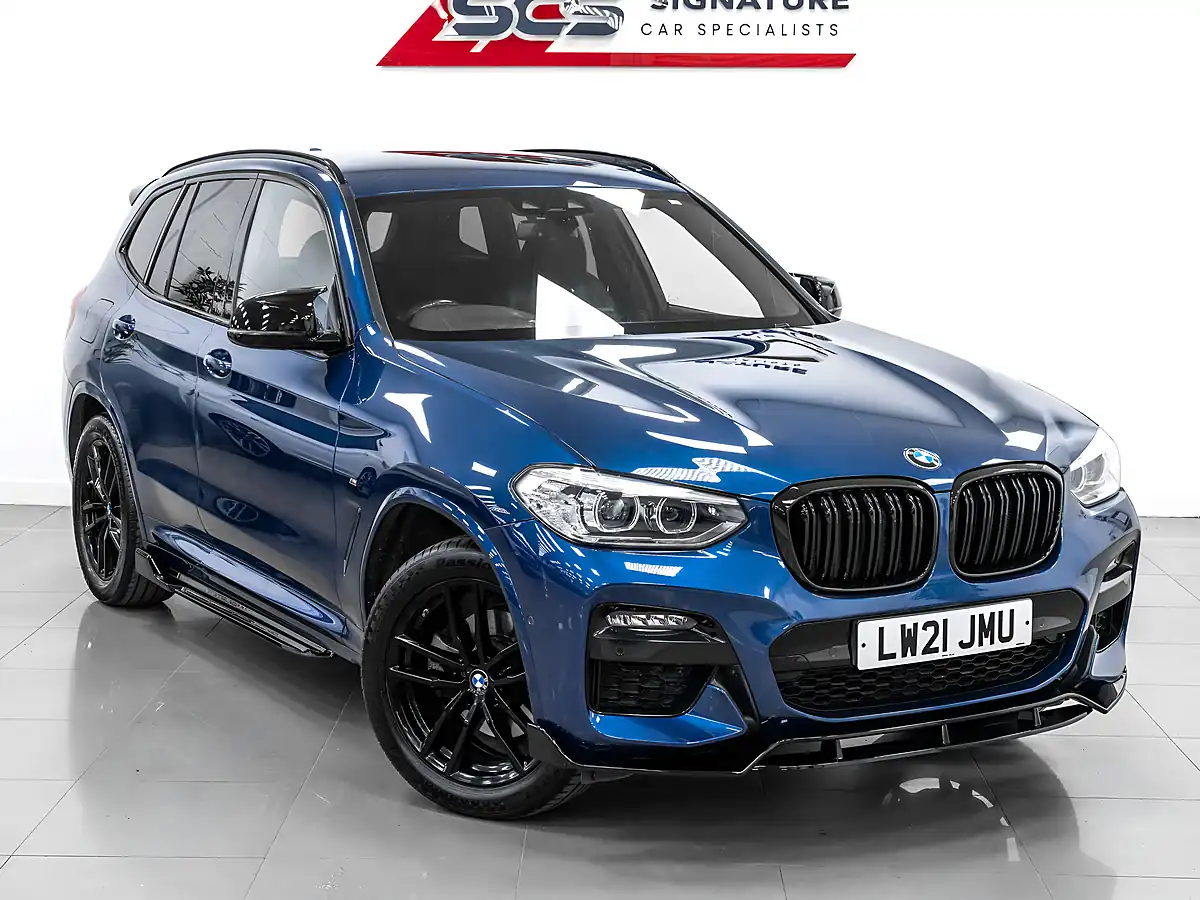 Used 2021 BMW X3 M Sport Phytonic Blue - Interior and Exterior details 8
