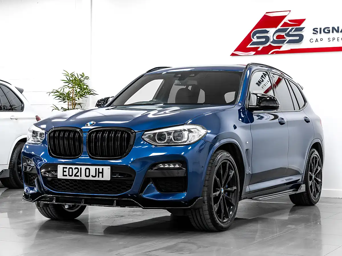 Used 2021 BMW X3 M Sport Phytonic Blue - Interior and Exterior details 2