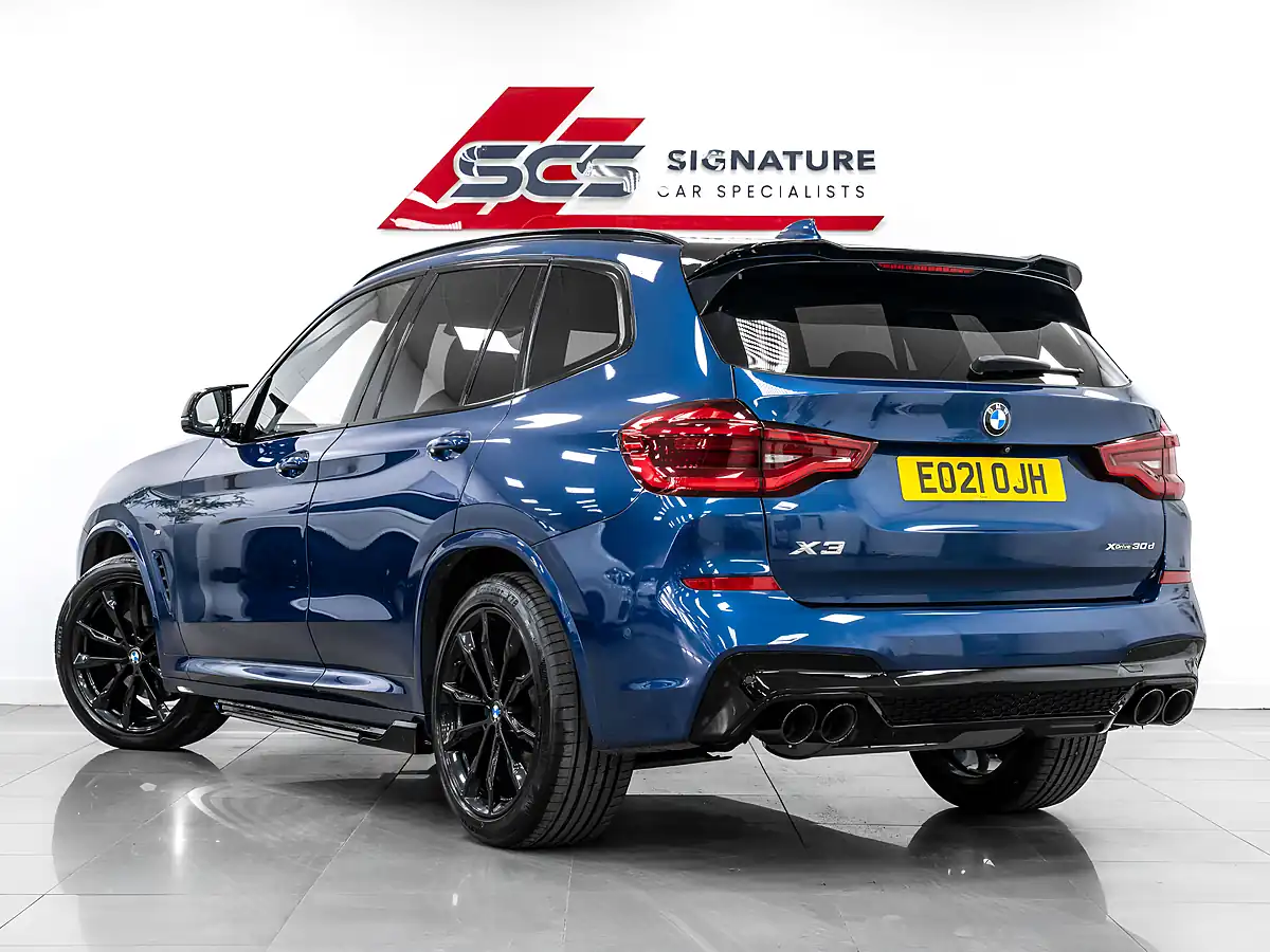 Used 2021 BMW X3 M Sport Phytonic Blue - Interior and Exterior details 4