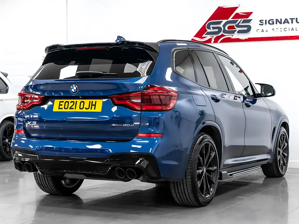 Used 2021 BMW X3 M Sport Phytonic Blue - Interior and Exterior details 5
