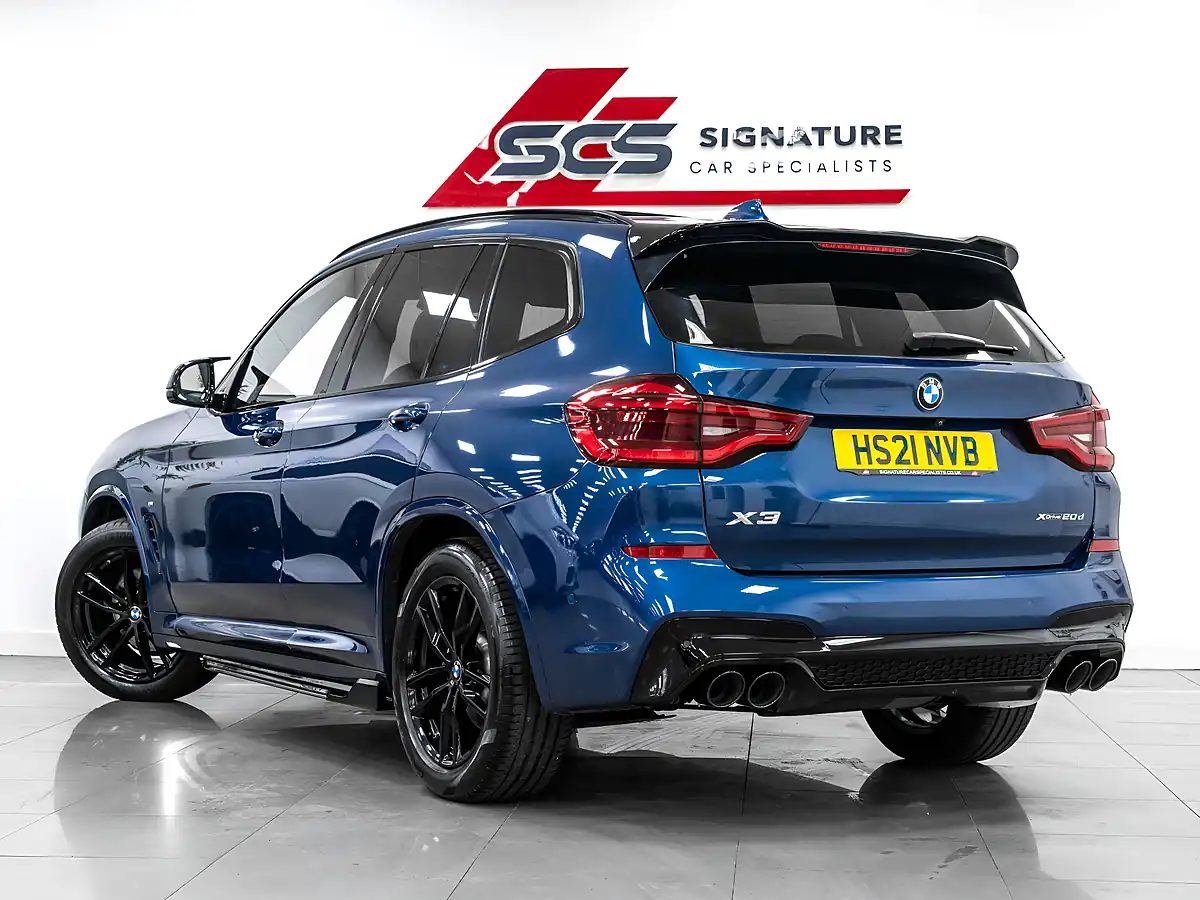 Used 2021 BMW X3 M Sport Phytonic Blue - Interior and Exterior details 4