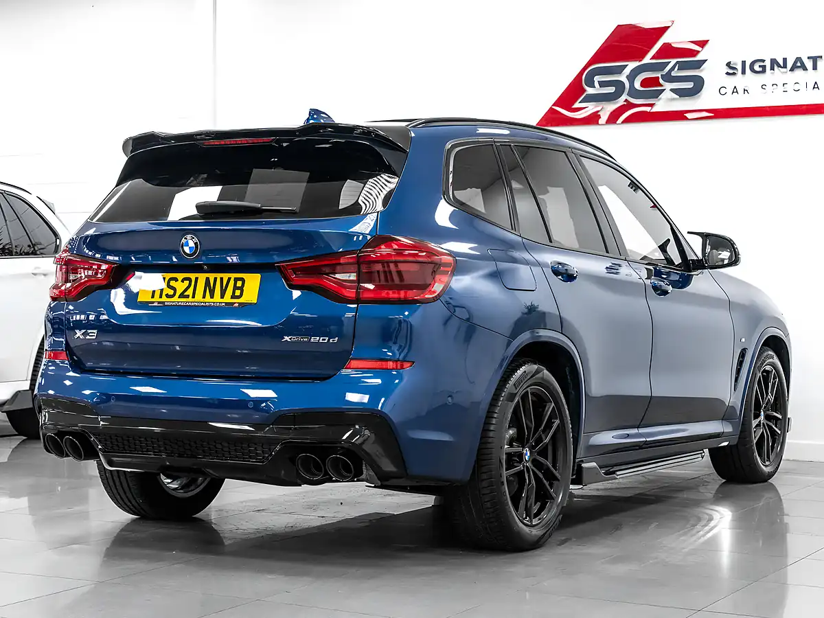 Used 2021 BMW X3 M Sport Phytonic Blue - Interior and Exterior details 5
