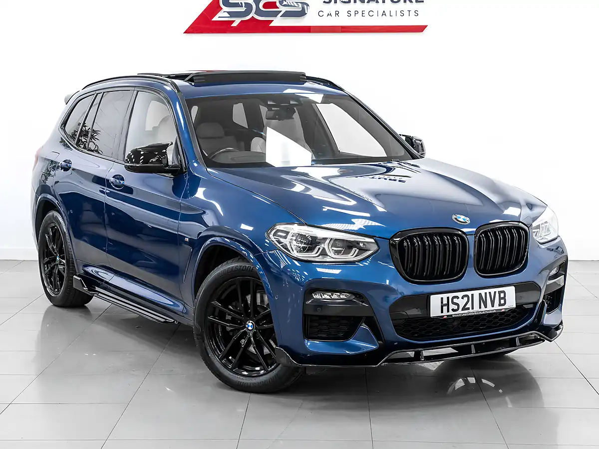 Used 2021 BMW X3 M Sport Phytonic Blue - Interior and Exterior details 8