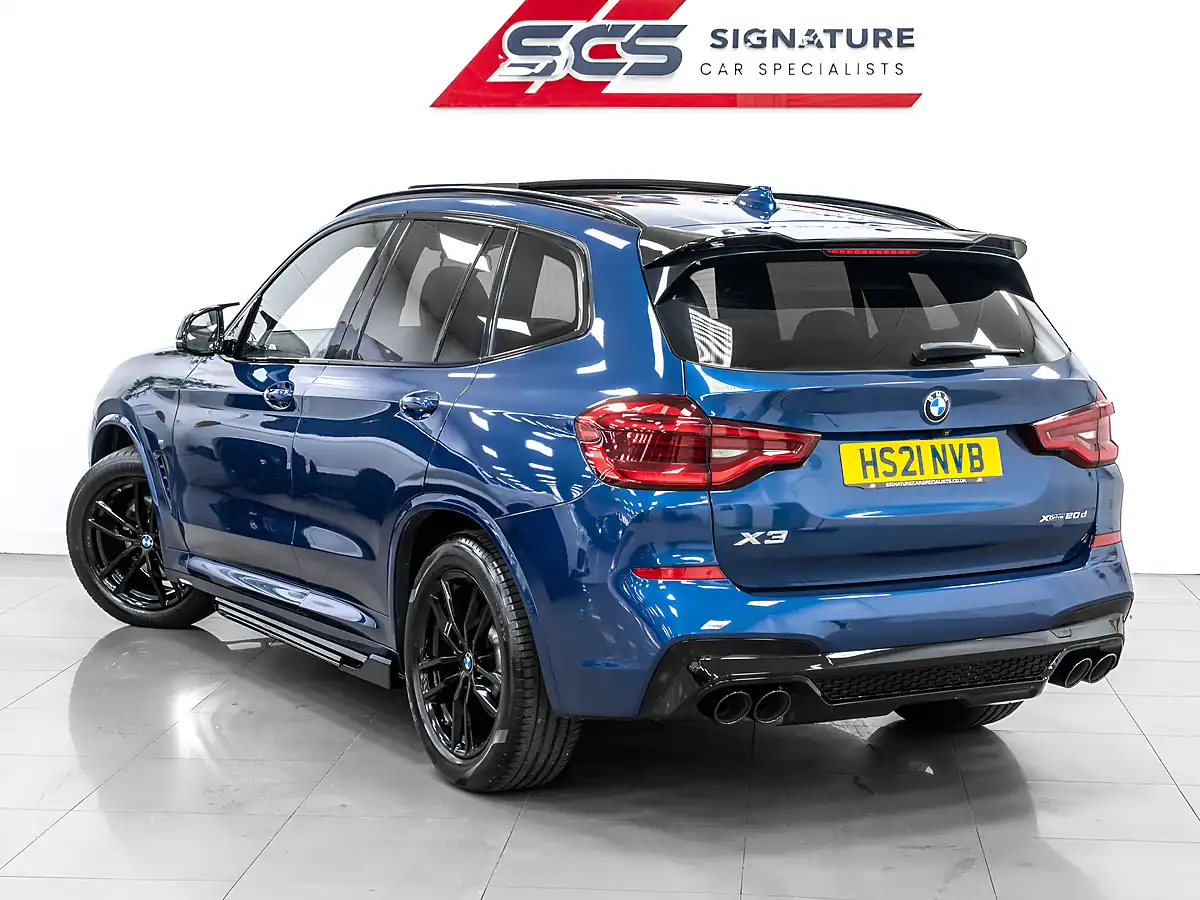 Used 2021 BMW X3 M Sport Phytonic Blue - Interior and Exterior details 9