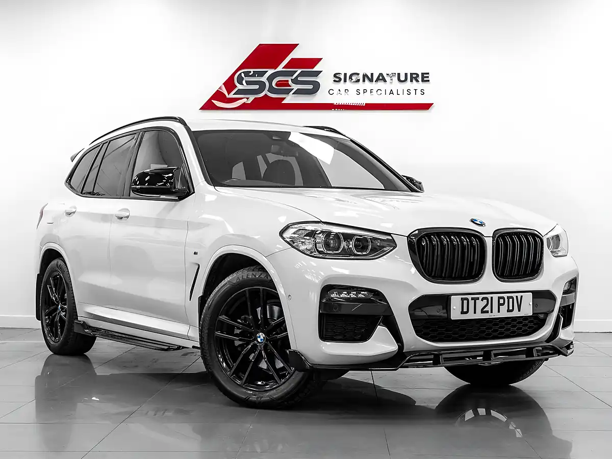 Used 2021 BMW X3 M Sport White - Front View
