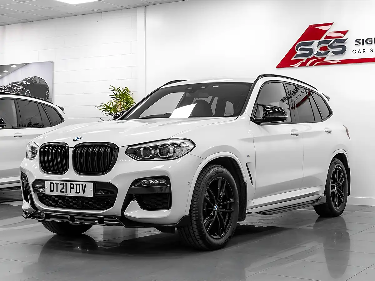 Used 2021 BMW X3 M Sport White - Interior and Exterior details 2