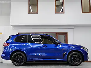 Used 2021 BMW X5 M Competition Marina Bay Blue - Interior and Exterior details 3