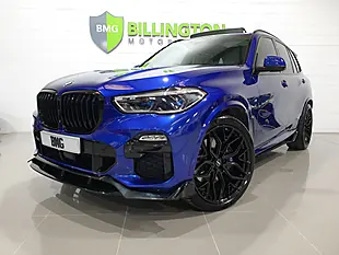 Used 2021 BMW X5 M Sport Blue - Interior and Exterior details 11