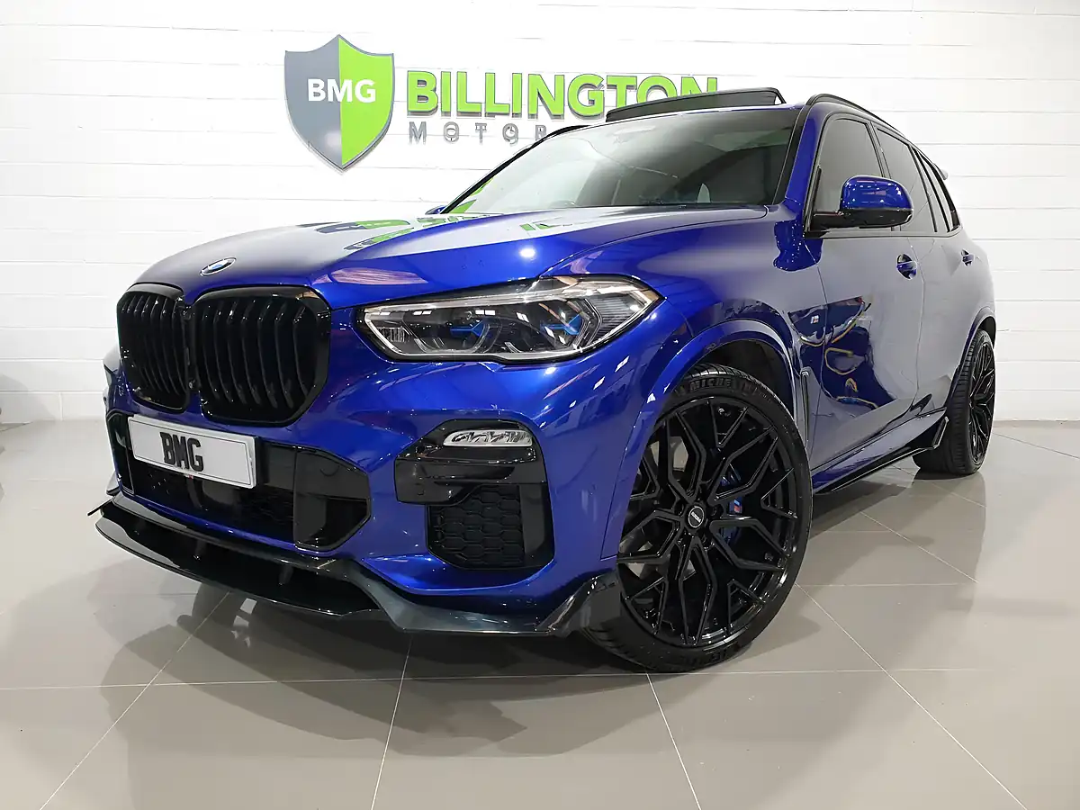 Used 2021 BMW X5 M Sport Blue - Interior and Exterior details 11