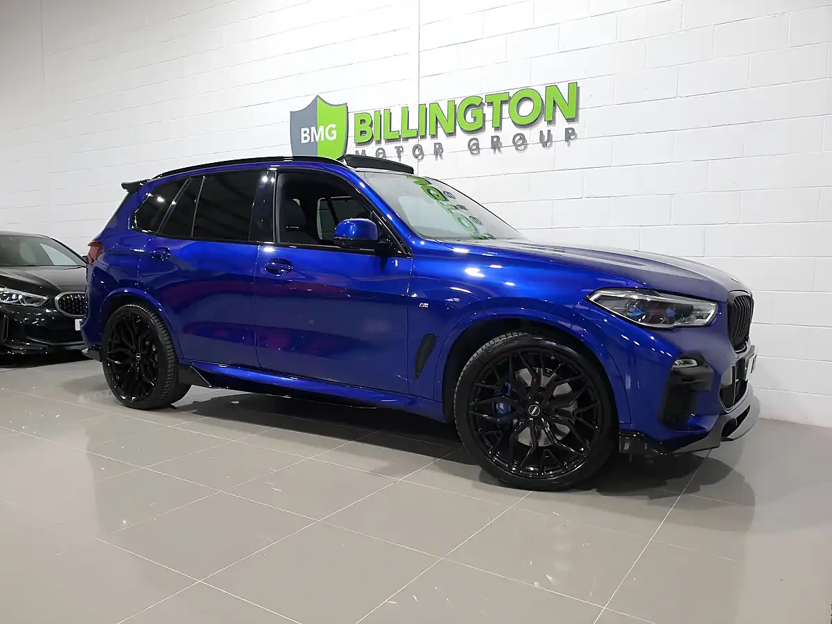 Used 2021 BMW X5 M Sport Blue - Interior and Exterior details 13