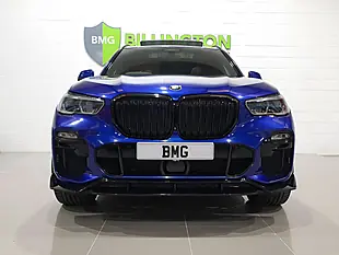 Used 2021 BMW X5 M Sport Blue - Interior and Exterior details 2
