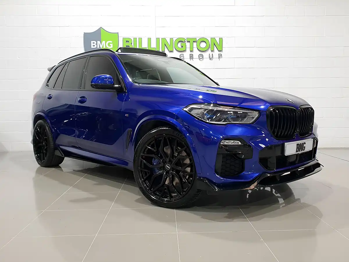 Used 2021 BMW X5 M Sport Blue - Interior and Exterior details 20