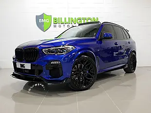 Used 2021 BMW X5 M Sport Blue - Interior and Exterior details 3