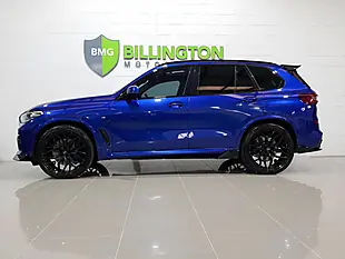 Used 2021 BMW X5 M Sport Blue - Interior and Exterior details 4