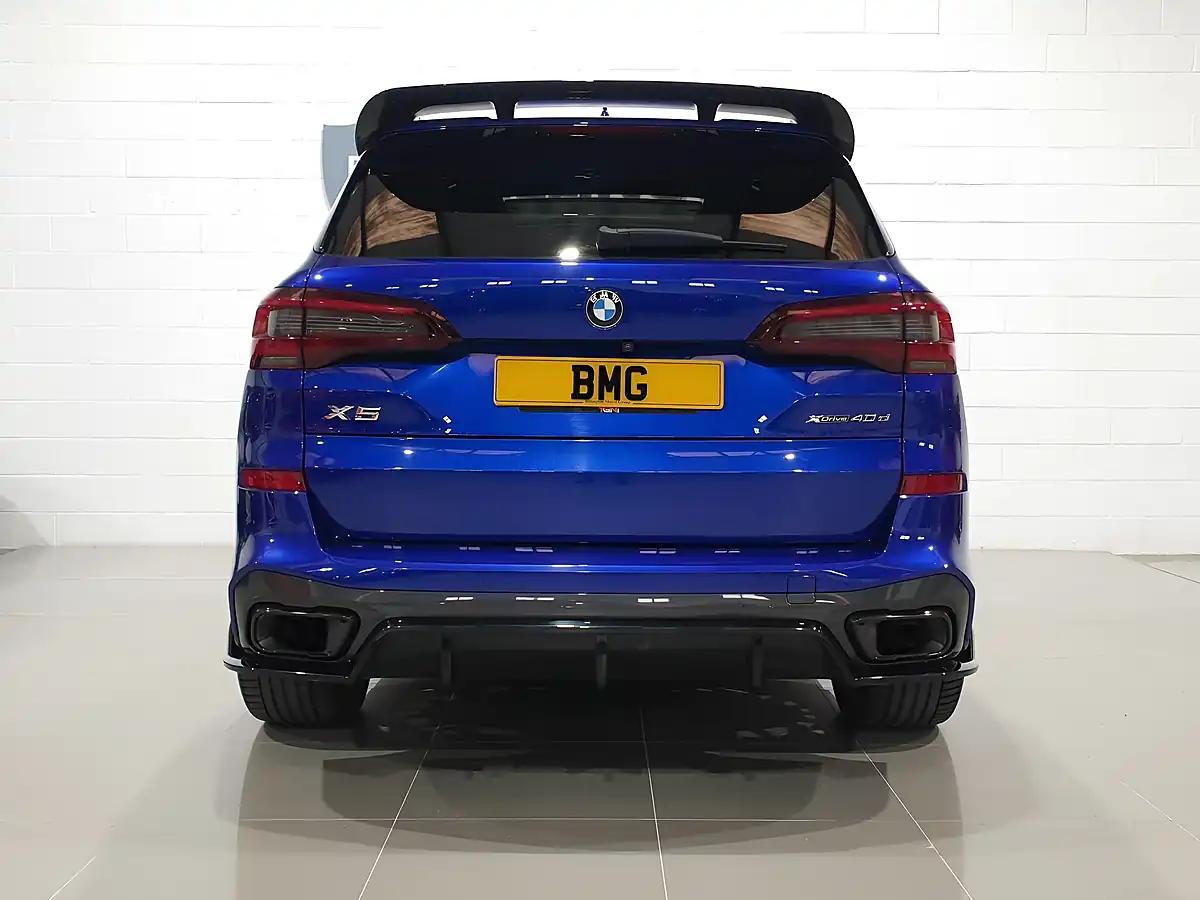 Used 2021 BMW X5 M Sport Blue - Interior and Exterior details 6