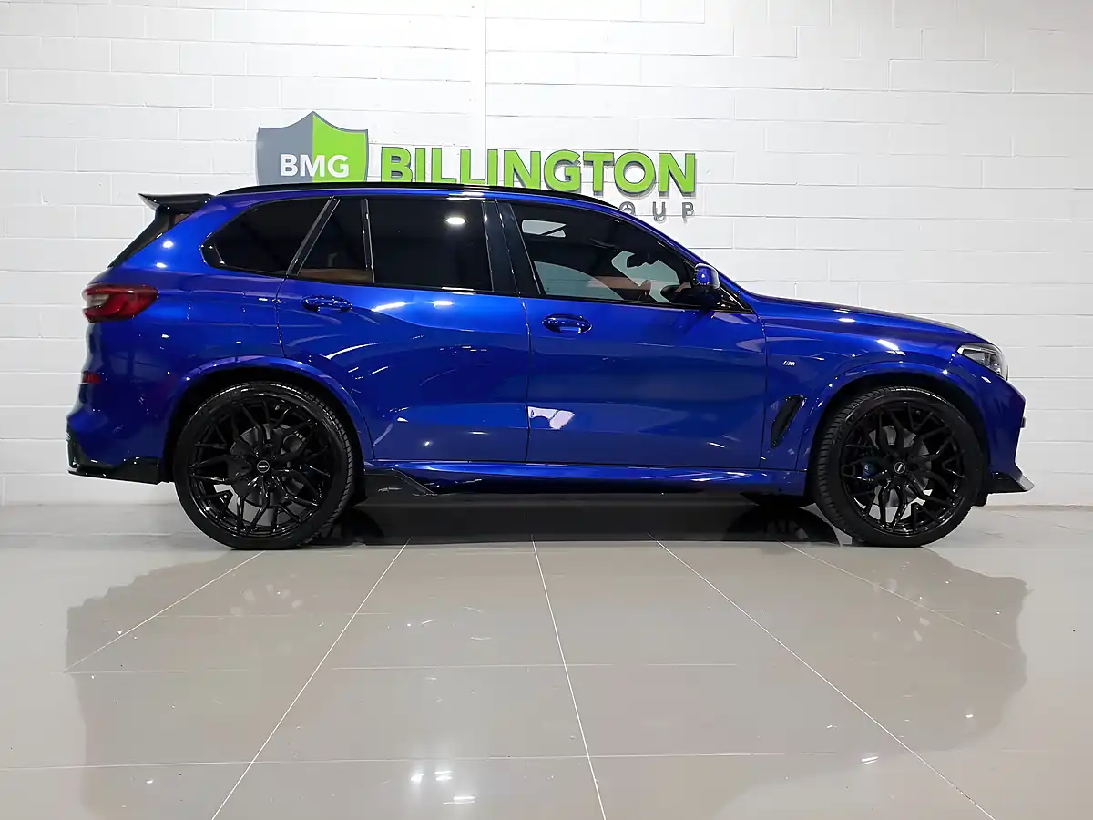 Used 2021 BMW X5 M Sport Blue - Interior and Exterior details 8