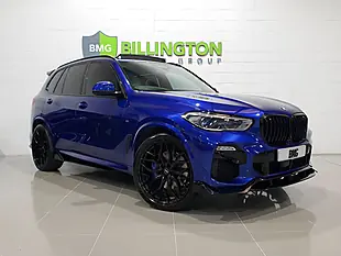 Used 2021 BMW X5 M Sport Blue - Interior and Exterior details 9
