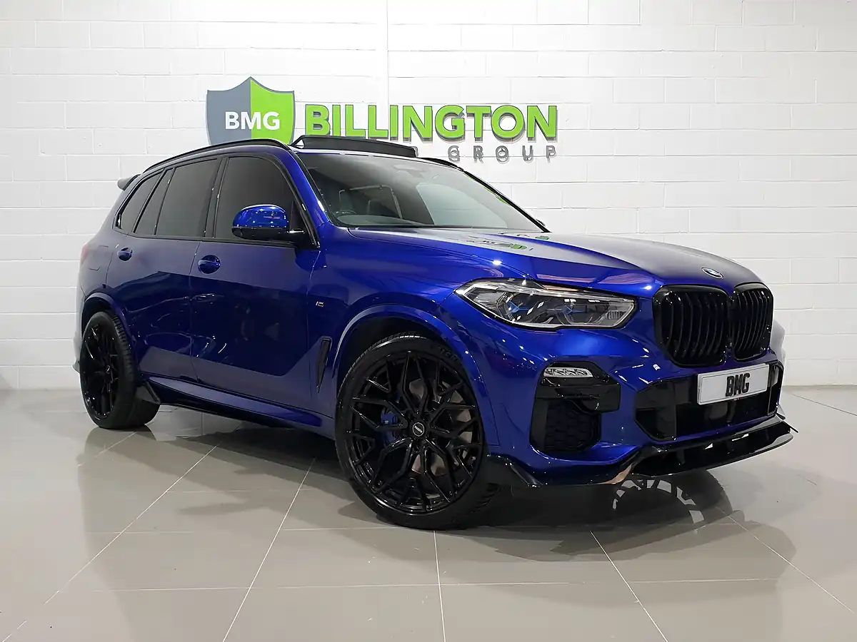 Used 2021 BMW X5 M Sport Blue - Interior and Exterior details 9