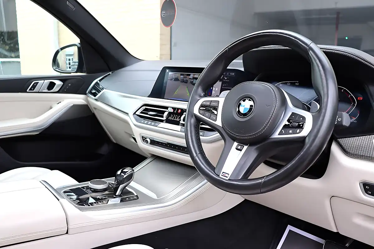 Used 2021 BMW X5 M Sport Blue - Interior and Exterior details 2