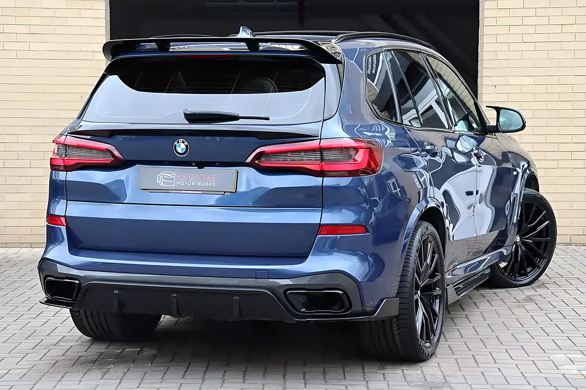 Used 2021 BMW X5 M Sport Blue - Interior and Exterior details 3