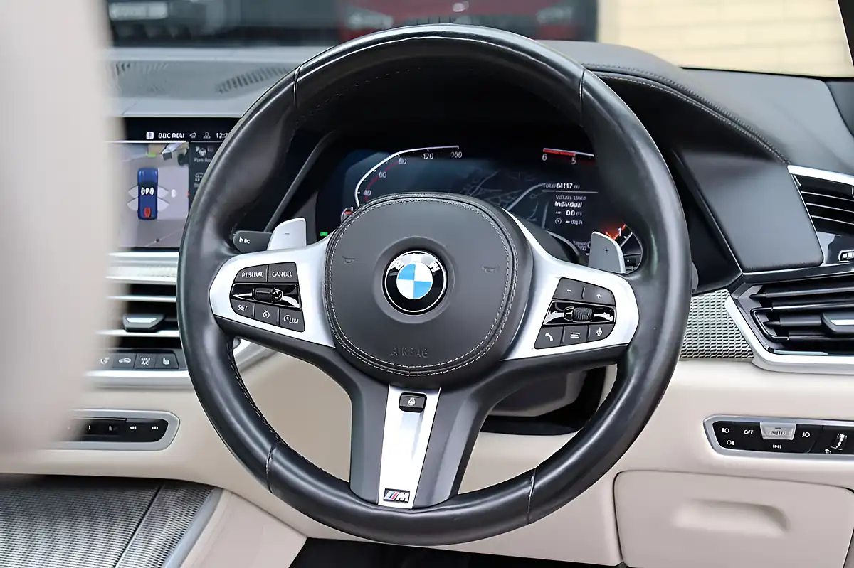 Used 2021 BMW X5 M Sport Blue - Interior and Exterior details 6