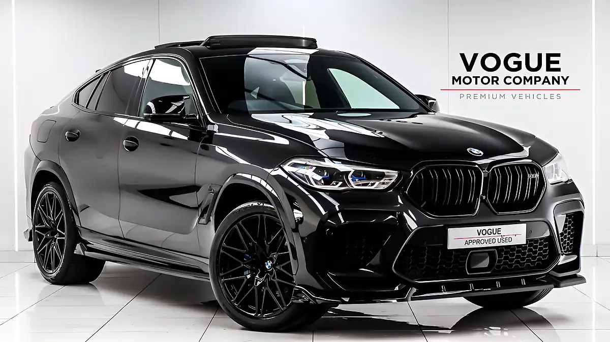 Used 2021 BMW X6 M Competition Black - Front View