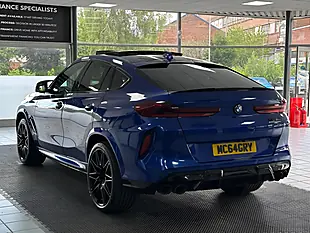 Used 2021 BMW X6 M Competition Blue - Interior and Exterior details 10