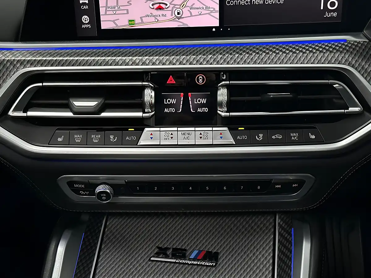 Used 2021 BMW X6 M Competition Blue - Interior and Exterior details 16
