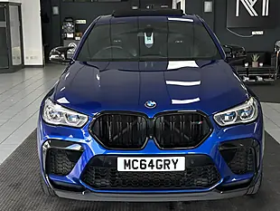 Used 2021 BMW X6 M Competition Blue - Interior and Exterior details 6
