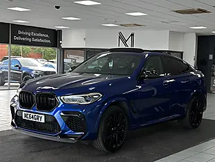 Used 2021 BMW X6 M Competition Blue - Interior and Exterior details 7