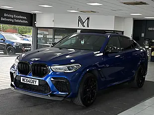 Used 2021 BMW X6 M Competition Blue - Interior and Exterior details 8
