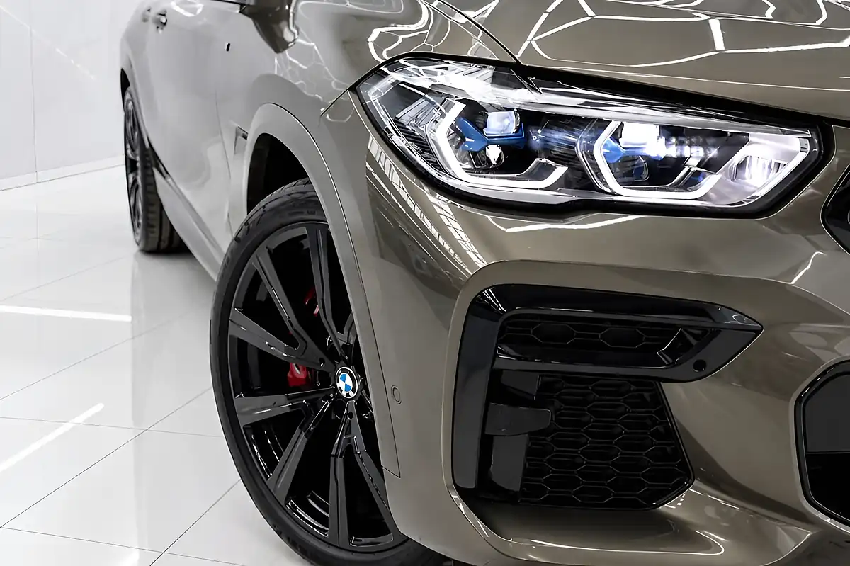 Used 2021 BMW X6 M Sport Green - Interior and Exterior details 2