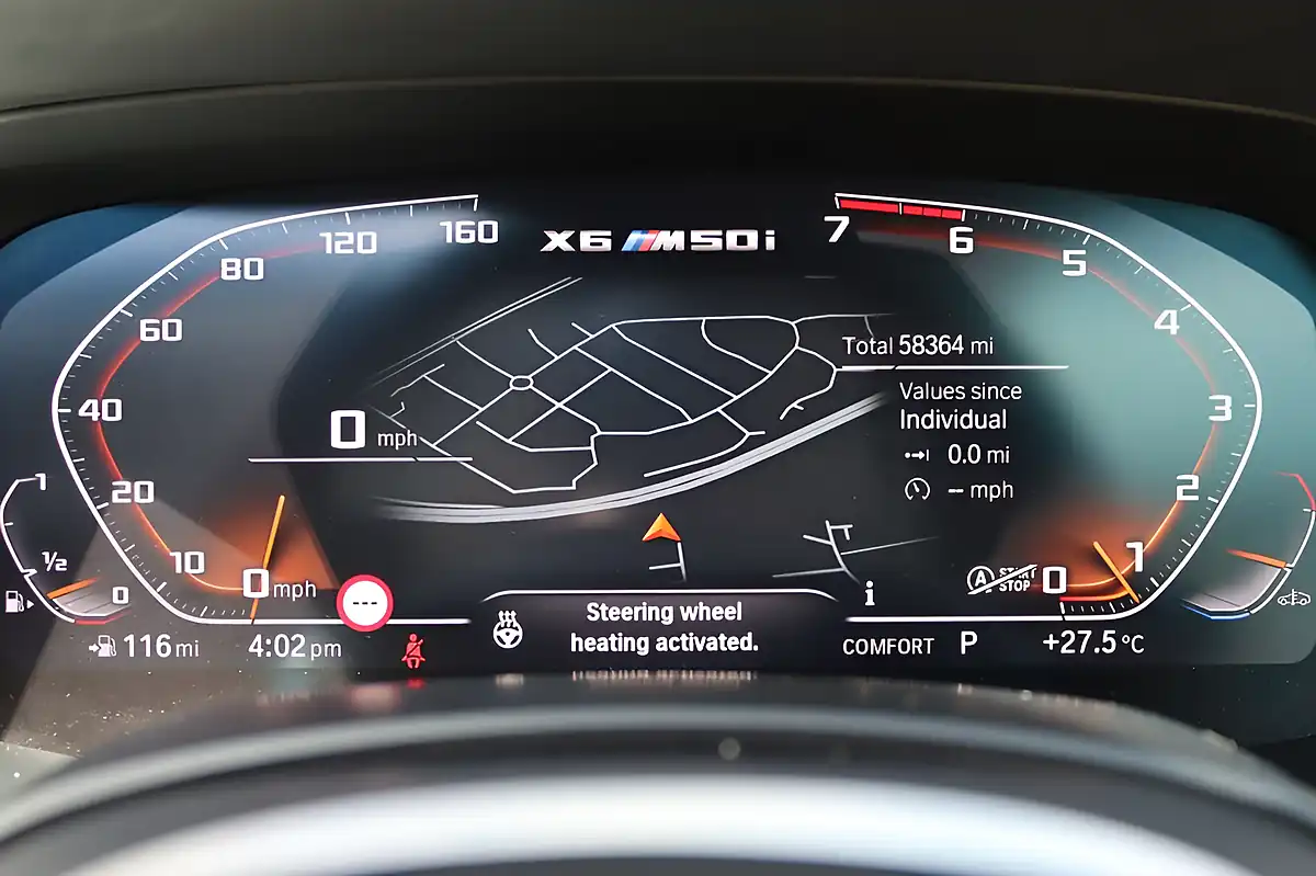 Used 2021 BMW X6 M50i Carbon Black - Interior and Exterior details 14