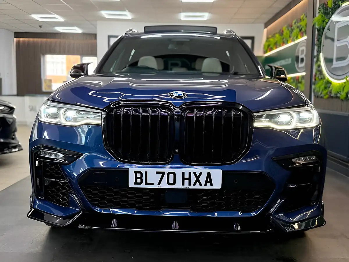 Used 2021 BMW X7 4X Services & Huge Spec Blue - Interior and Exterior details 5