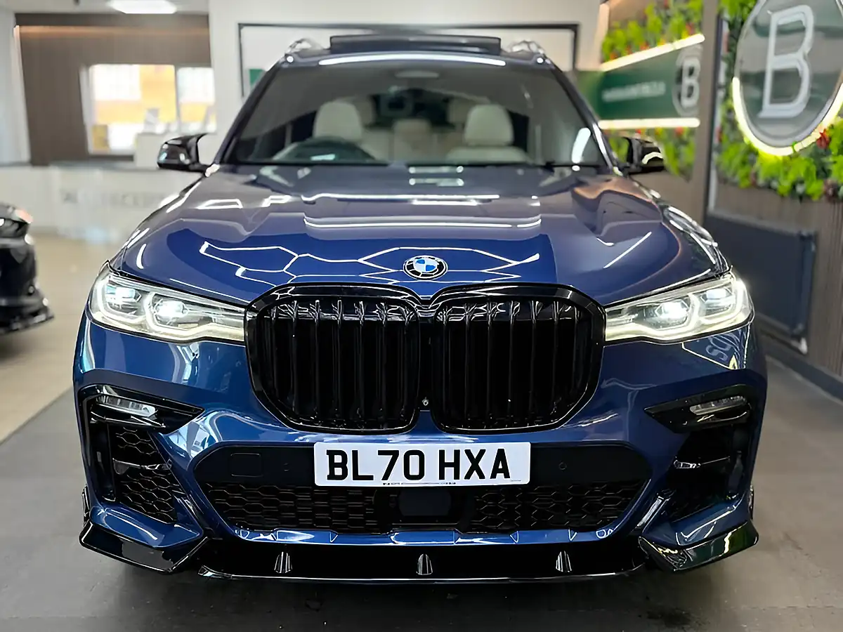 Used 2021 BMW X7 4X Services & Huge Spec Blue - Interior and Exterior details 6