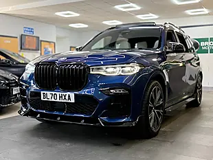 Used 2021 BMW X7 4X Services & Huge Spec Blue - Interior and Exterior details 7