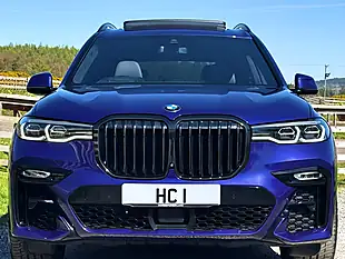 Used 2021 BMW X7 M Sport Blue - Interior and Exterior details 5
