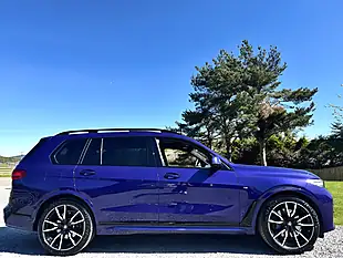 Used 2021 BMW X7 M Sport Blue - Interior and Exterior details 8