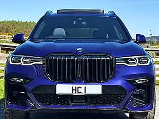 Used 2021 BMW X7 M Sport Blue - Interior and Exterior details 5