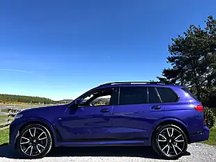 Used 2021 BMW X7 M Sport Blue - Interior and Exterior details 9